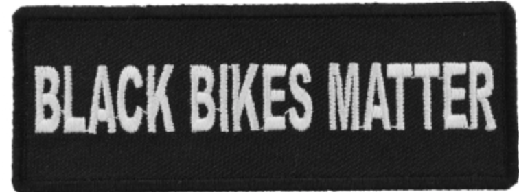 Black Bikes Matter Patch